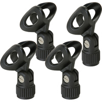 4x Professional Microphone Clip Flexible Mic Clip 5/8&quot; Brass Thread DP Stage MSA-23