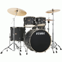 Tama Imperialstar 5 Piece Drum Kit w/Hardware Blacked Out Black IP52H6WBN BOB