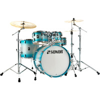 Sonor AQ2 Stage Maple 5 Piece Drum Kit Shell Set Aqua Silver Burst AQ2-Stage-ASB