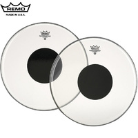 Remo 13 Inch Controlled Sound Black Dot Clear Drum Head Skin CS-0313-10