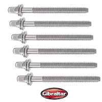Gibraltar SC-4B 52mm Tension Rod Bolts 6 Pack for Drum Kit and Snare Drum