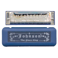 JOHNSON - Diatonic “Blues King”. 10 hole Harmonica C