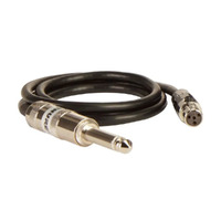 Shure WA302 Wireless Jack to TA4F Instrument Cable SHR-WA302