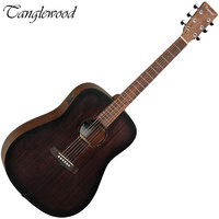 Tanglewood Crossroads Acoustic Electric Guitar with Pickup Mahogany Top TWCRDE
