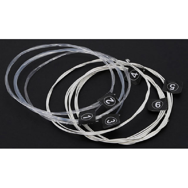 12 X Classical Guitar Strings Nylon Silver Wound Normal Tension 12 Pack