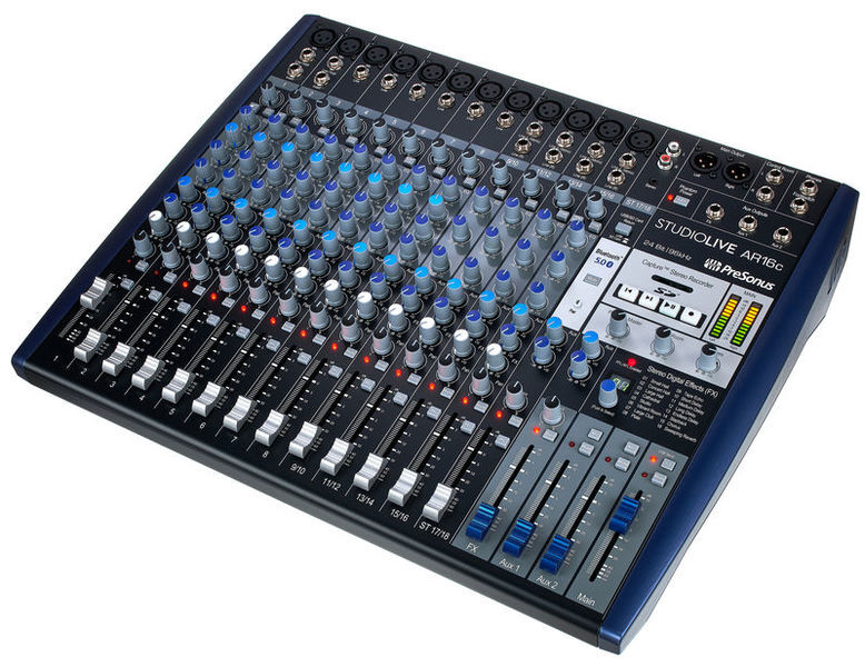 Presonus StudioLive AR16C USB 16 Channel Mixer Hybrid Mixing Desk with