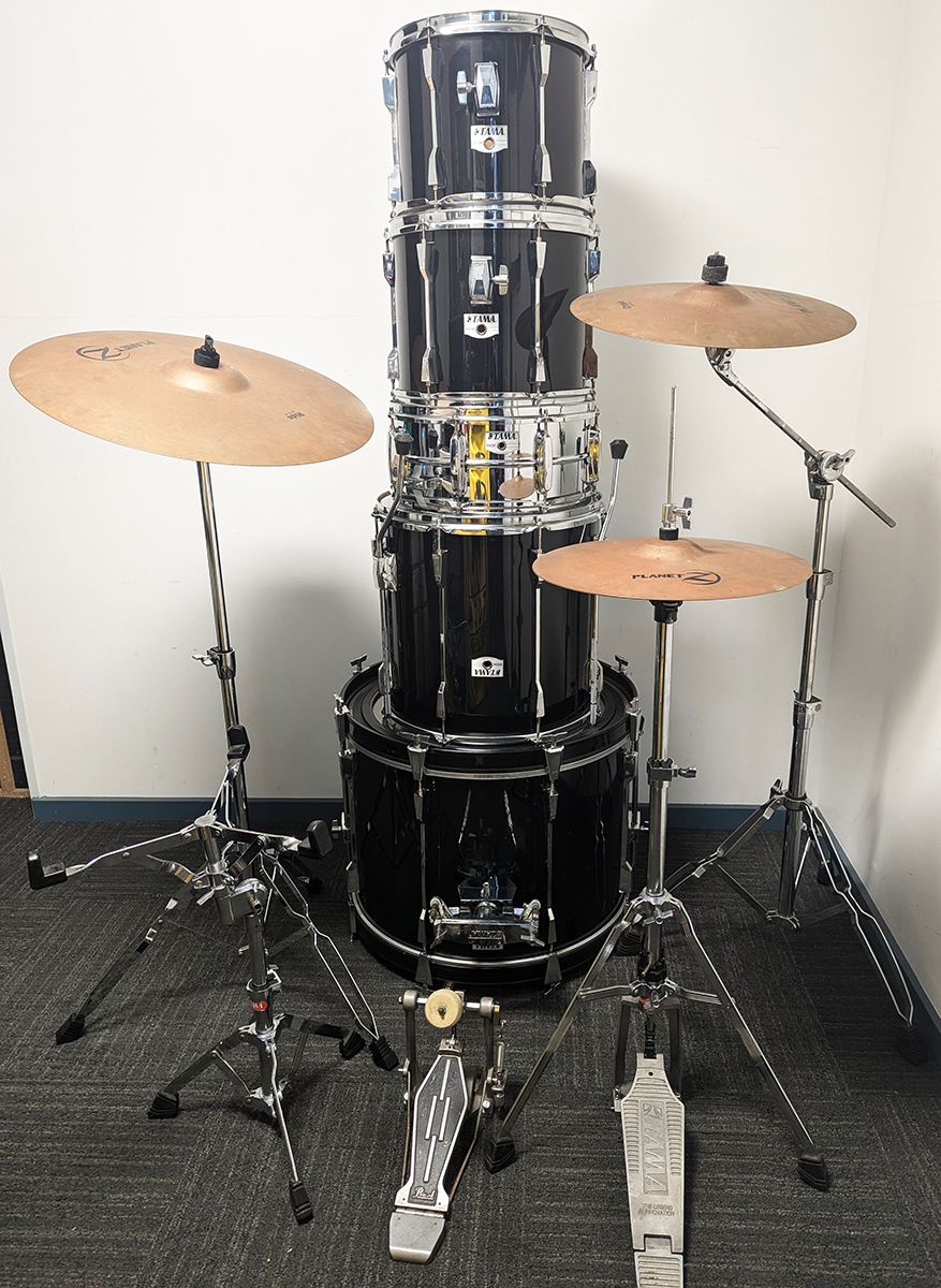 Tama rockstar 5 piece drum set hotsell