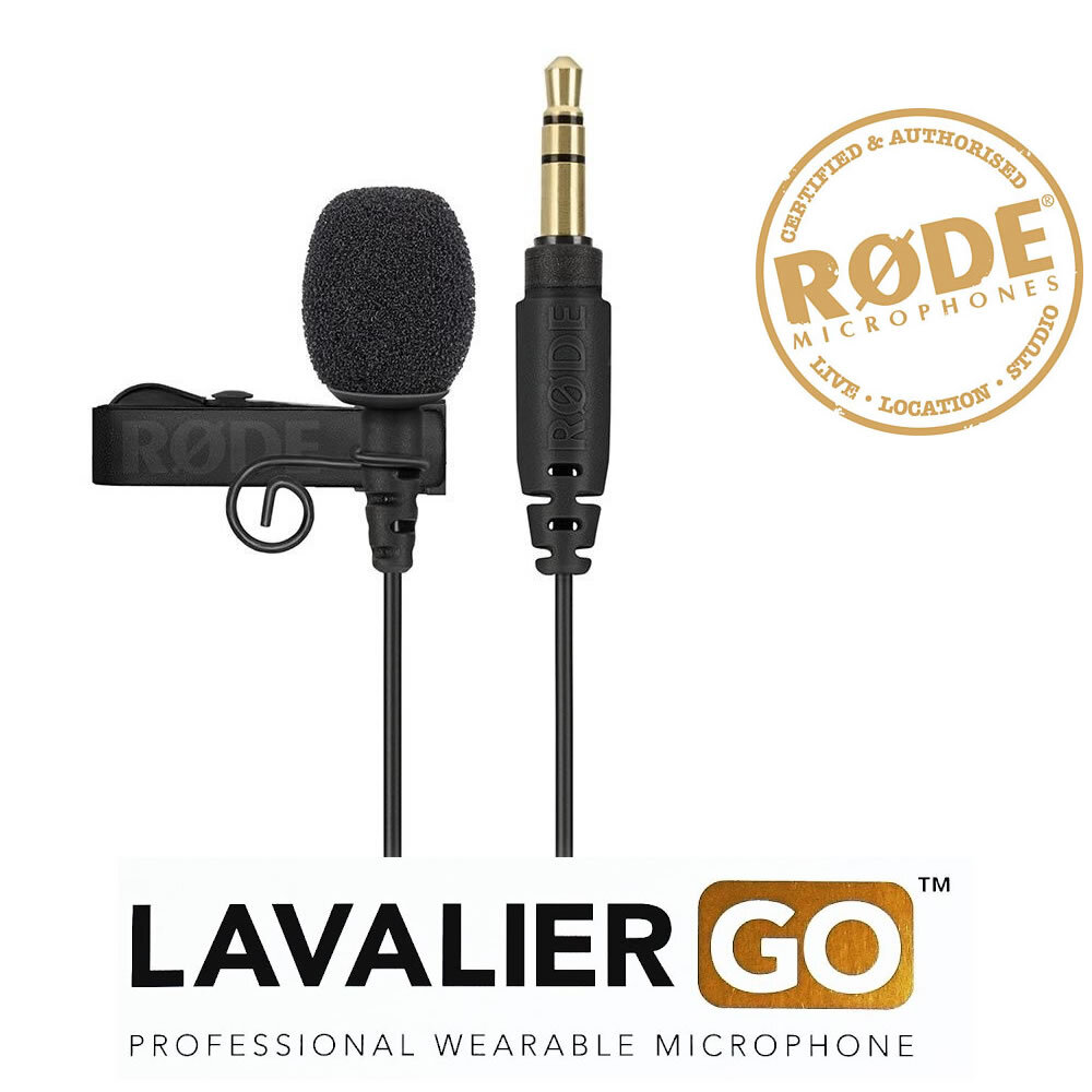 Used Rode Lavalier GO Professional-Grade Omni-Directional Miniature  Microphone LAVGO