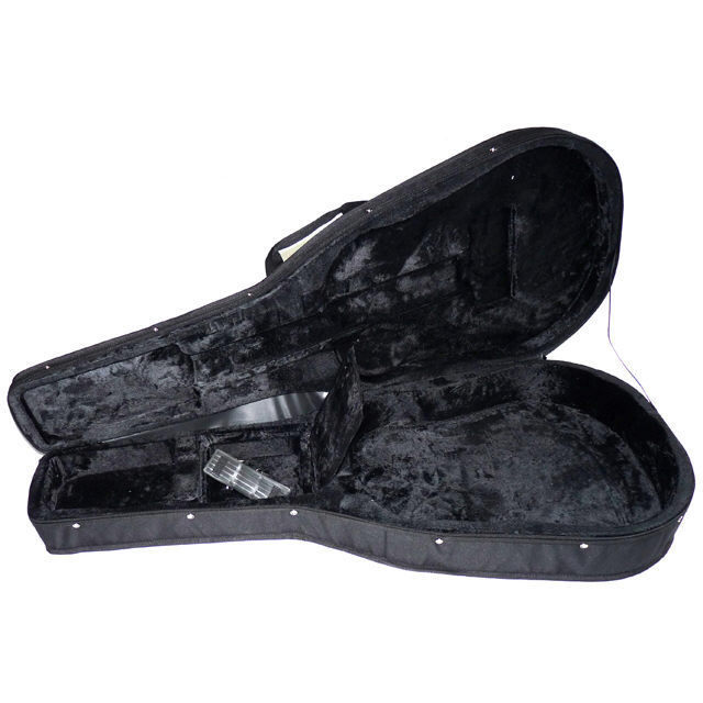 Acoustic Guitar Hard Case Plush Lined High Density Foam Inner Nylon