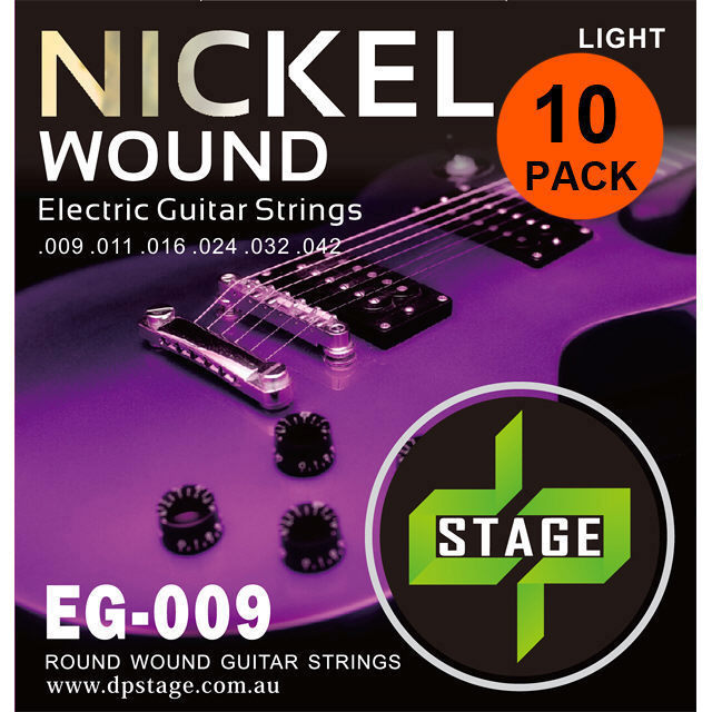 6pcs/set E100 Electric Guitar Strings Steel Core Nickel Alloy