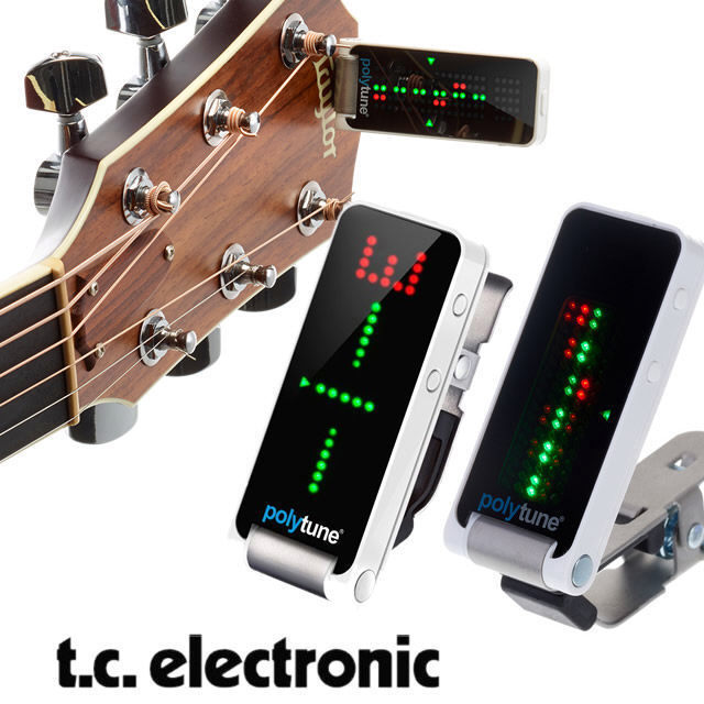 TC Electronic Polytune Clip Guitar Tuner Clip on