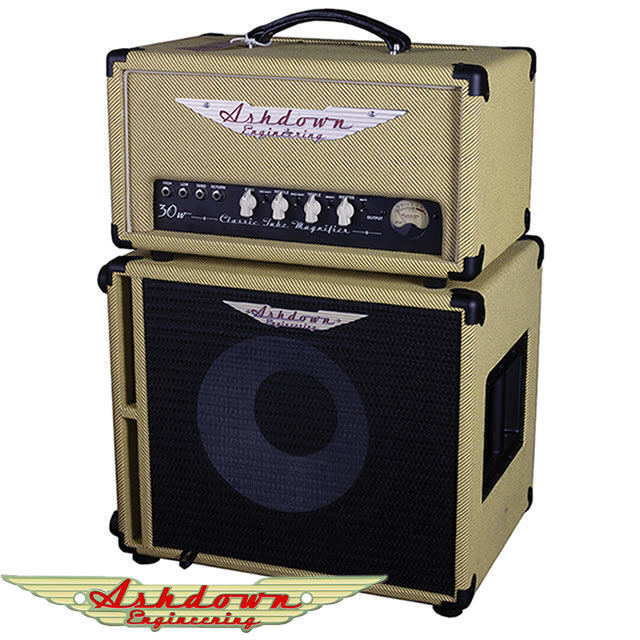 Ashdown 20th Anniversary CTM30 Tweed 30W Valve Bass Amp and CTM112T