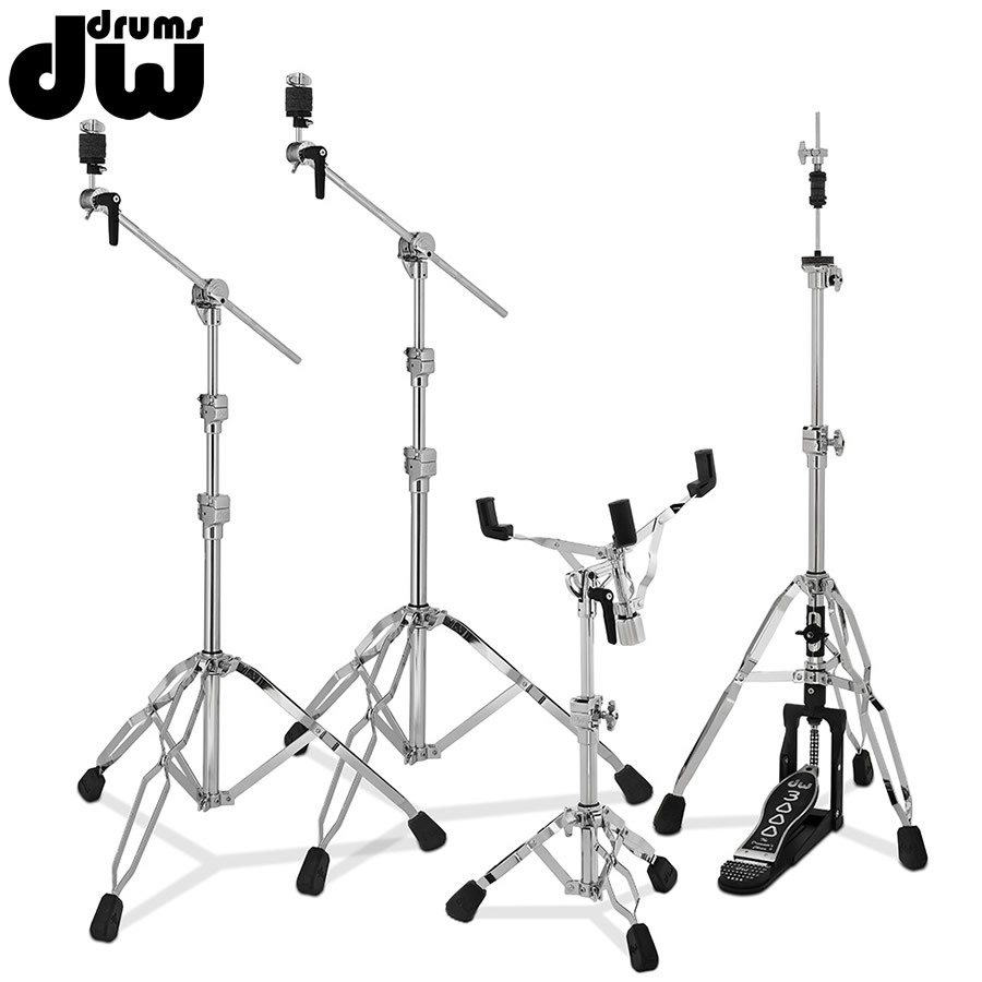 DW 3000 Hardware Pack Hihat, Snare, 2x Boom Cymbal Stand Stand DWCP3000PKA