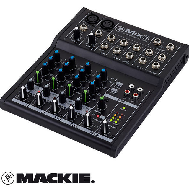 Mackie MIX 8 Compact 8 Channel personal Mixing desk