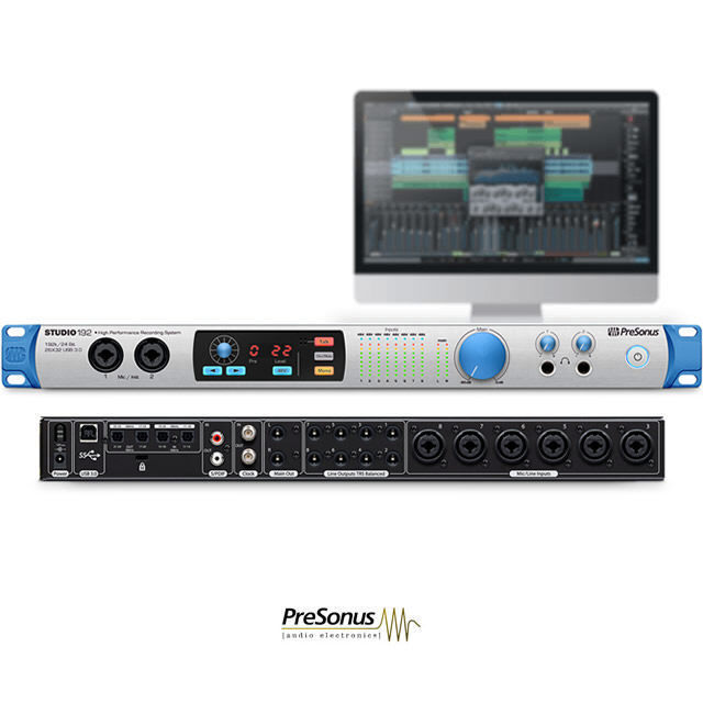 Presonus Studio 192 USB  26x32 Input Audio Interface Studio Command  Centre