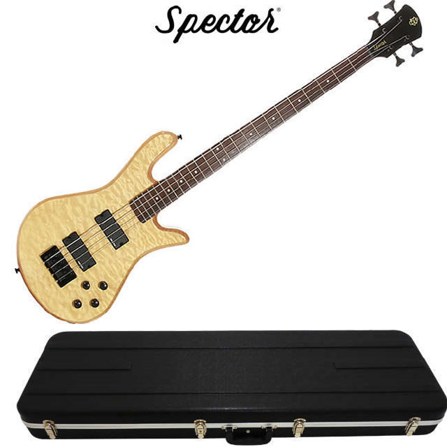 Spector Legend Classic 4 String Natural Oil Stain Bass Guitar and Hardcase