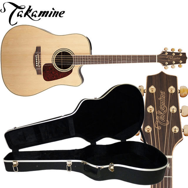 Takamine G70 Series GD71CE Solid Top Acoustic Electric Guitar with Hardcase