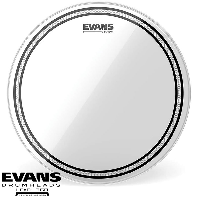 13 Inch Evans G2 Clear Drum Head Tom 