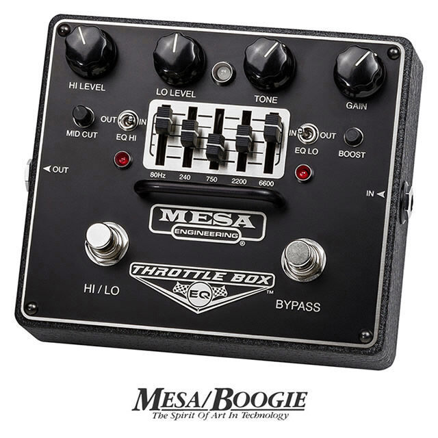 Mesa Boogie Throttle Box EQ Guitar Distortion Pedal with 5Band EQ