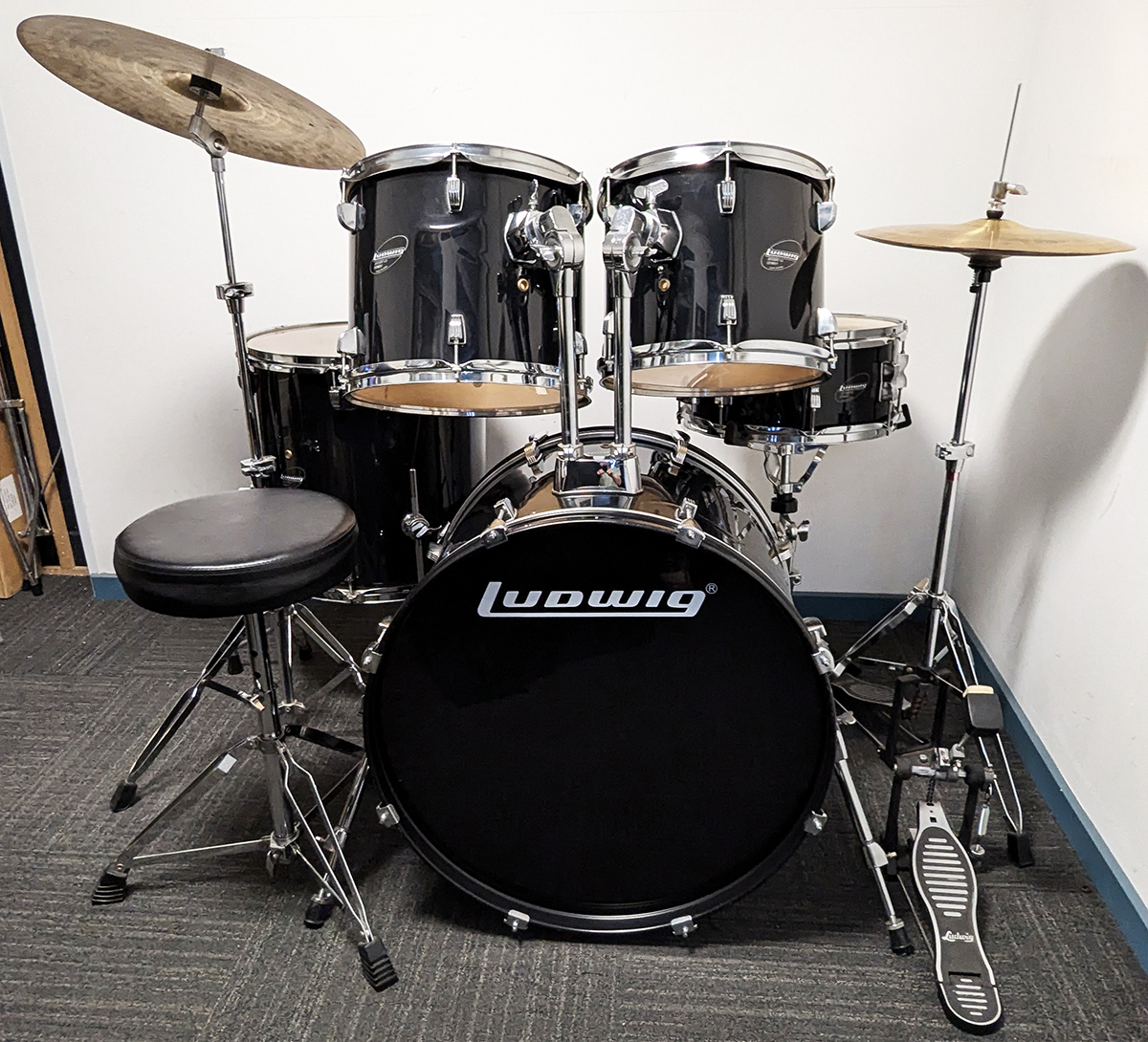 Used 5 piece drum set discount