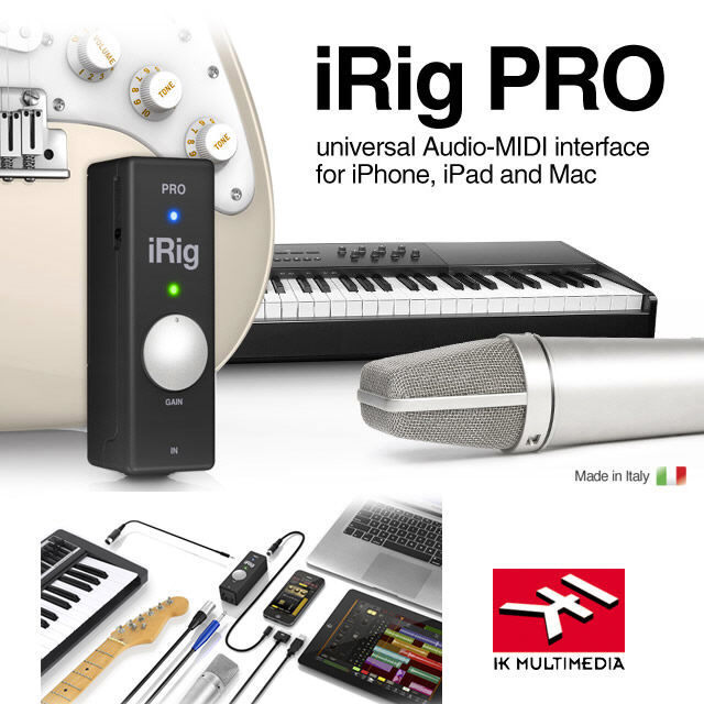 IK Multimedia iRig Pro Digital Interface for iPhone, iPod Touch, iPad