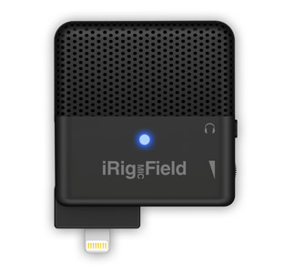 iRig Mic Field - gain control and audio-out