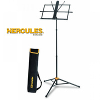 Hercules BS118BB Music Stand with Folding Desk and EZ Grip 