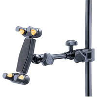 Hercules DG307B iPad Tablet 3 Way Holder Clamp Cradle Stand Suit 6.1&quot; -13&quot; Tablet