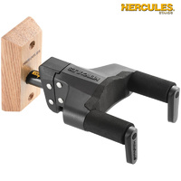Hercules GSP38WB PLUS Wood Base Universal Wall Hanger for Electric Acoustic and Bass Guitars