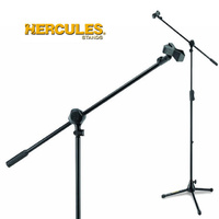 Hercules MS532B Professional boom microphone stand with 1 hand trigger operation height adjustment