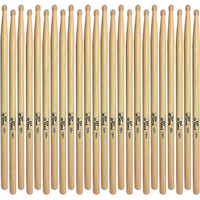 12 X Pairs 5B Hickory Drum Sticks Nylon Tips DP Drums DP5BN