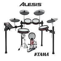 Alesis Crimson II SE 9 Piece Electronic Drum Kit Inc Tama HP200P Bass Drum Pedal