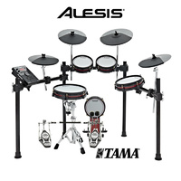 Alesis Crimson SE 9 Pce Electronic Drum Kit + Tama HP30TW Double Bass Drum Pedal