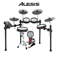 Alesis Crimson II SE Mesh Head 5pce Electronic Drum Kit  Drumset with 3X cymbals and Bass Drum pedal
