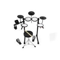 Alesis Turbo Max 7 Pce Electronic Drum Set with Mesh Heads &amp; Bluetooth