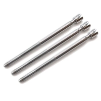 Sonor Slotted 100mm 1/4 Rod Bolts 6 Pack 19003001