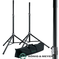 K &amp; M König &amp; Meyer 21449 Speaker Stand Package with Bag (Pair)