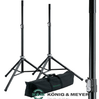 K & M König & Meyer 21449 Speaker Stand Package with Bag (Pair)