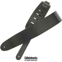 Planet Waves Basic Classic Leather Black Guitar Strap 25BL00