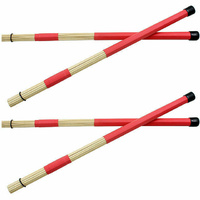 2 X Pairs DP Drums Maple Rods Drum Kit Brush Sticks Drum Rods