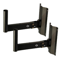 2 X Heavy Duty Wall Mount Bracket PA Speaker Stand 35mm 50Kg