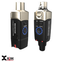 Xvive U3 Wireless System XLR for Microphone or Speaker Mic 2.4 Ghz rechargeable
