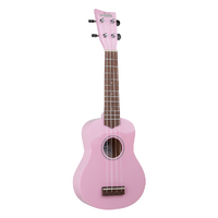 Ashton Ukulele With Bag Shell Pink UKE120SPK 400742