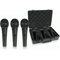Behringer Ultravoice XM1800S Dynamic Vocal and Instrument Microphone 3 Pack
