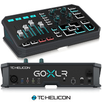 TC Helicon Go XLR 4-Channel Broadcast Mixer w/ Motorized Faders, Sound Board & Vocal FX
