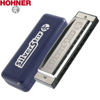 Hohner Silver Star Harmonica ( KEY OF D ) 504/20/D Diatonic Harp 