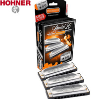 Hohner Special 20 Harmonica Pro Pack Key C G A 560BOX3 Diatonic Harp