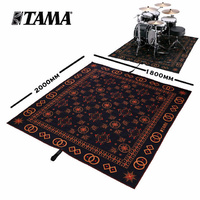 Tama Non Slip Drum Carpet Rug Mat 2000 x 1800cm Oriental Tama Pattern