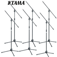 6x Tama MS205 Black Boom Microphone Stand Professional