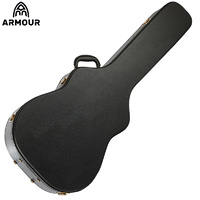 Armour Dreadnought Acoustic Guitar Hard Case Bronze Latches APCW Hardcase